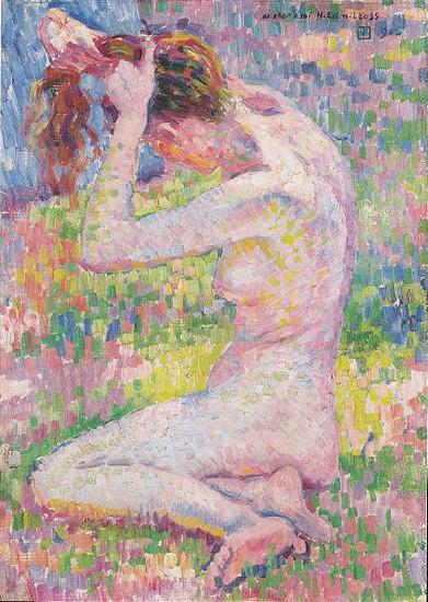 Theo Van Rysselberghe Sitzender Akt